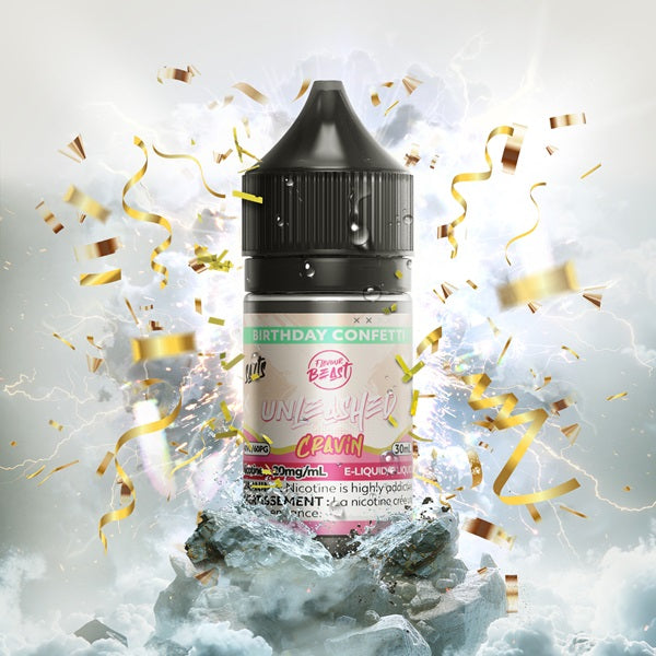 Flavour Beast Unleashed Cravin SALTS - Birthday Confetti