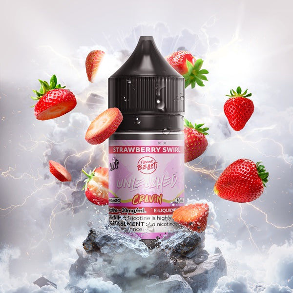 Flavour Beast Unleashed Cravin SALTS - Strawberry Swirl