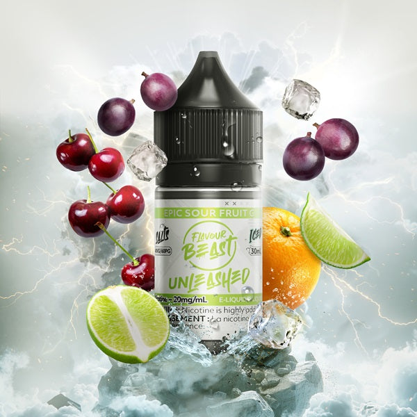 Flavour Beast Unleashed SALTS - Epic Sour Fruit G Iced