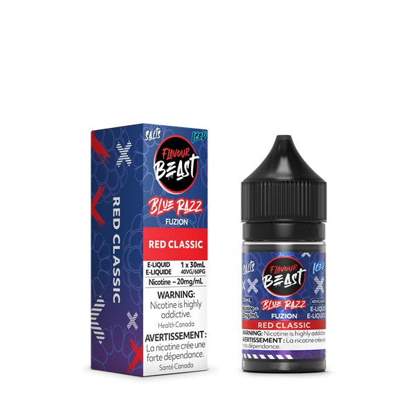 Flavour Beast SALTS - Blue Raz Fuzion Red Classic ICED