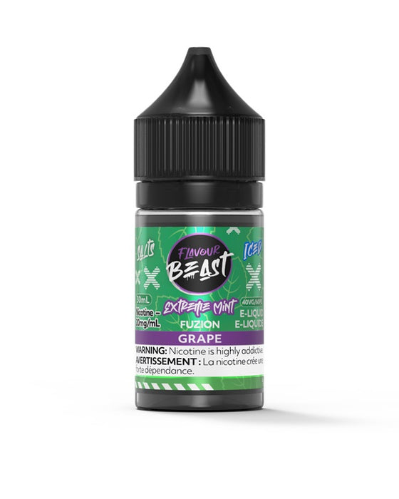 Flavour Beast SALTS - Extreme Mint Fuzion Grape ICED