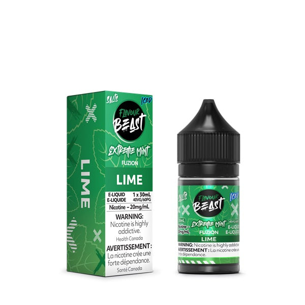 Flavour Beast SALTS - Extreme Mint Fuzion Lime ICED