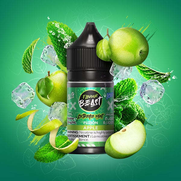 Flavour Beast SALTS - Extreme Mint Fuzion Apple ICED