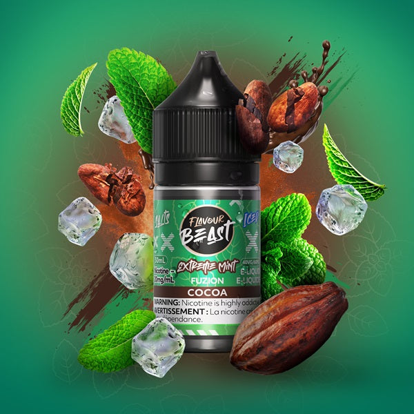 Flavour Beast SALTS - Extreme Mint Fuzion Cocoa ICED