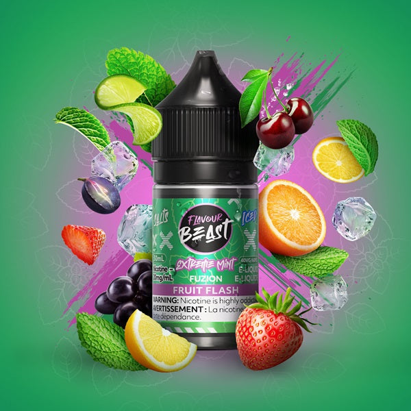 Flavour Beast SALTS - Extreme Mint Fuzion Fruit Flash ICED